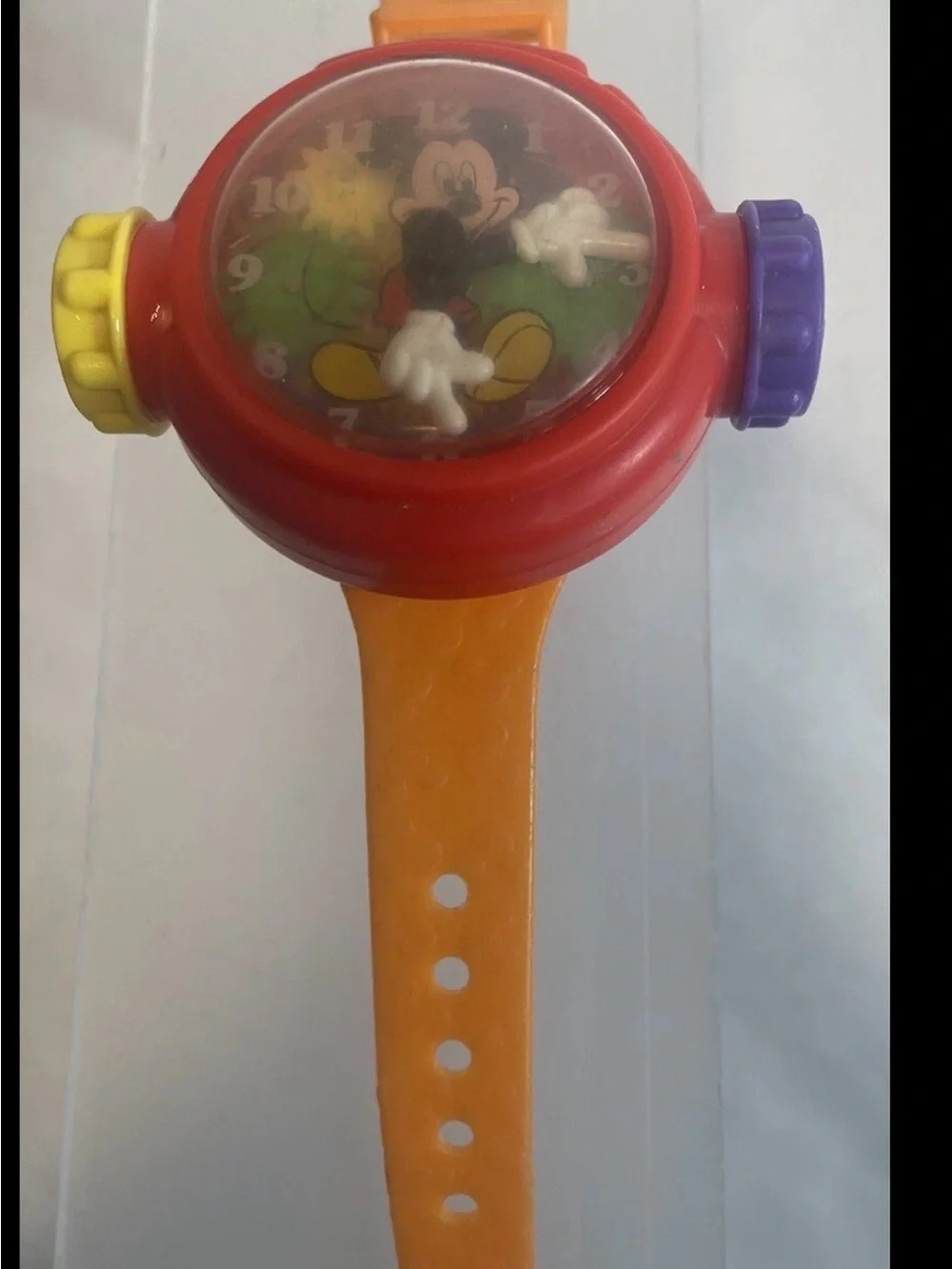Vintage Disney Large Face Play Watches 2 Mickey Minnie Play Watch PLEASE READ